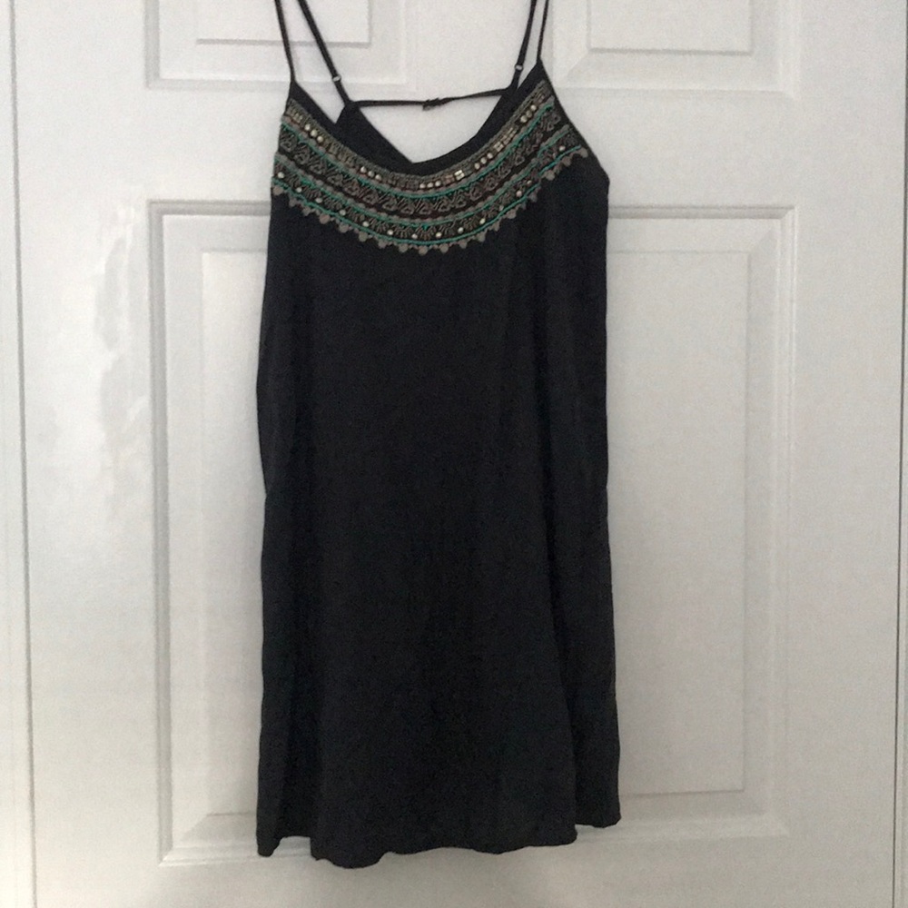 Blue shift dress